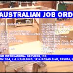 DMW Job Order for various position under Ascend International Services, Inc.