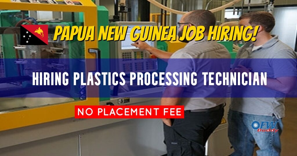 Hiring Plastics Processing Technician for Keith Kingston OFW Buddy