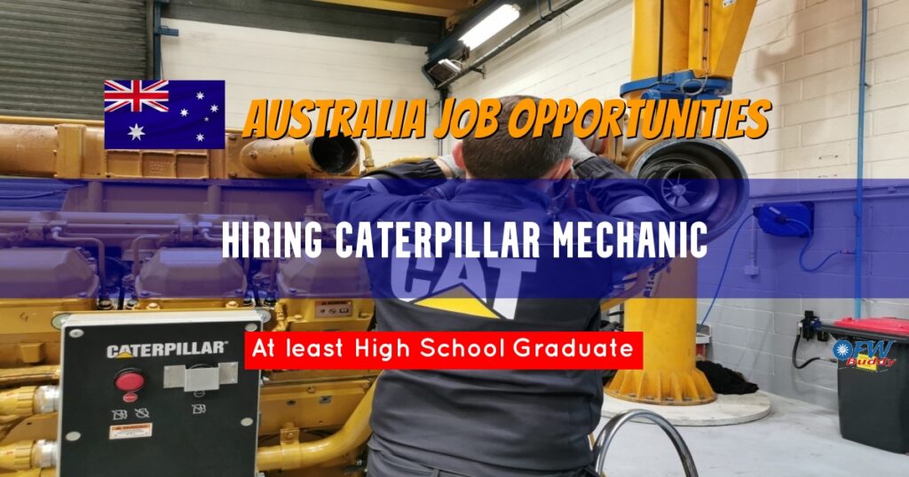 Hiring Caterpillar Mechanic for All Trades Labour Hire Limited OFW Buddy