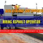 Hiring Asphalt Operator for New Zealand