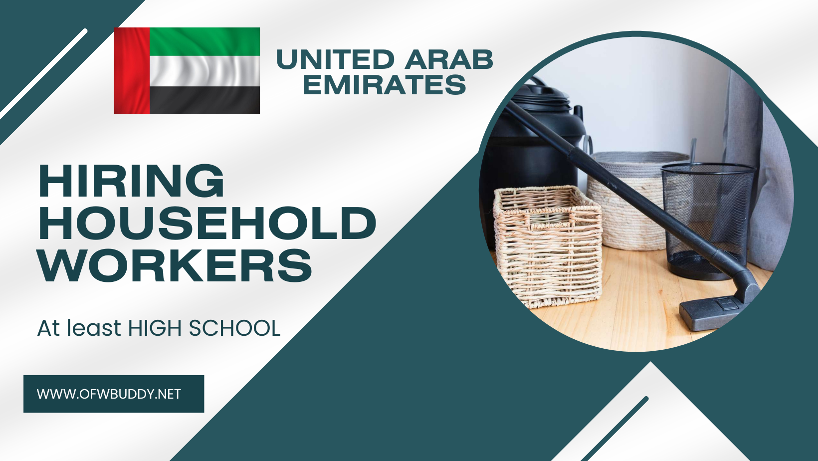 Hiring Household Worker For United Arab Emirates Under Lrc Manpower Services Internationale Inc