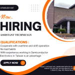 Hiring Assistant Technician for King Long Tech