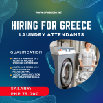 Hiring Laundry Attendants for CAS Recruitment Ltd.