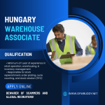 Hungary Hiring Warehouse Associate under Worklinks Solutions Inc.