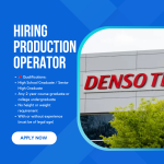 Hiring Production Operator for Denso Ten Philippines Corporation