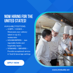 Work in the USA! Hiring Chefs, Housekeepers & Servers – Apply Now with UNIPLAN