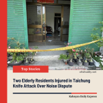 Two Elderly Residents Injured in Taichung Knife Attack Over Noise Dispute