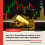 Gold Prices Suffer Sharpest One-Day Drop in Nearly Five Years as Investors Take Profits