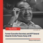 Former Executive Secretary and AFP General Eduardo Ermita Passes Away at 88