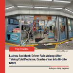 Luzhou Accident: Driver Falls Asleep After Taking Cold Medicine, Crashes Van Into Hi-Life Store