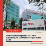 Powerchip Technology Heats Up! Foreign Investors Pour In 47,700 Shares Despite Market Sell-Off