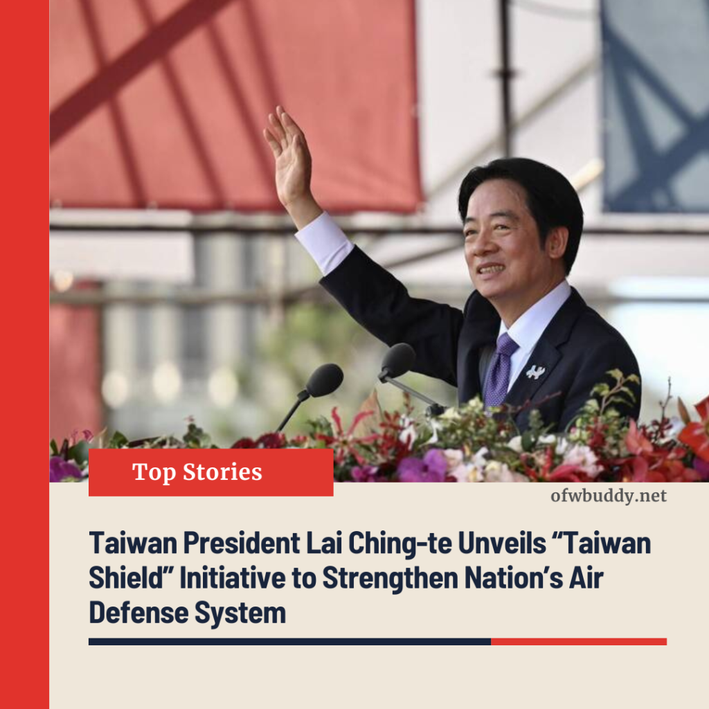 President Lai Ching-te Unveils “Taiwan Shield” Initiative to Strengthen ...