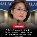 Palace: ‘Inconsistent’ Video Statements of Zaldy Co Must Be Completed Before Official Response