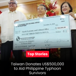 Taiwan Donates US$500,000 to Aid Philippine Typhoon Survivors