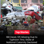 188 Dead, 135 Missing Due to Typhoon Tino; State of National Calamity Declared