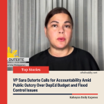 VP Sara Duterte Calls for Accountability Amid Public Outcry Over DepEd Budget and Flood Control Issues