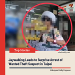 Wanted Theft Suspect Arrested After Jaywalking Near Shandao Temple MRT Station