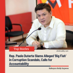 Rep. Paolo Duterte Slams Alleged ‘Big Fish’ in Corruption Scandals, Calls for Accountability