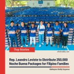 Rep. Leandro Leviste to Distribute 250,000 Noche Buena Packages for Filipino Families