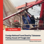 Foreign National Found Dead by Taiwanese Fishing Vessel off Pengjia Islet