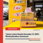 Taiwan Lottery Results December 13, 2025 | Winning Numbers Announced