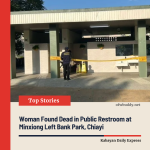 Woman Found Dead in Public Restroom at Minxiong Left Bank Park, Chiayi