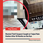Wanted Theft Suspect Caught at Taipei Main Station After 10 Months on the Run