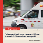 Taiwan Records 225 OHCA Cases in One Week as Cold Wave Hits Nationwide