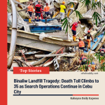 Death Toll in Binaliw Landfill Tragedy Rises to 35 as Search Efforts Continue