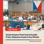 Senate to Reopen Flood Control Scandal Probe Amid Congressional Break