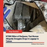 Taiwan Police Bust Bamboo Union Drug Ring, Seize 13 Kg Marijuana Smuggled From Thailand