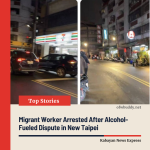 Migrant Worker Arrested After Alcohol-Fueled Dispute in New Taipei