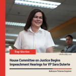 House Committee on Justice Begins Impeachment Hearings Against Vice President Sara Duterte