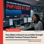 Peso Slides to Record Low as Dollar Strength and Global Tensions Pressure Markets
