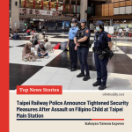 Taipei Railway Police Announce Tightened Security Measures After Assault on Filipino Child at Taipei Main Station