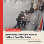 Man Detained After Violent Attack on Filipina Toddler at Taipei Main Station