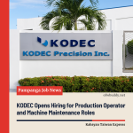 KODEC Opens Hiring for Production Operator and Machine Maintenance Roles