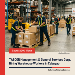 TASCOR Management & General Services Corp. Hiring Warehouse Workers in Cabuyao