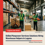Skilled Manpower Services Solutions Hiring Warehouse Helpers in Laguna
