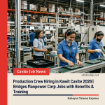 Production Crew Hiring in Kawit Cavite 2026 | Bridges Manpower Corp Jobs with Benefits & Training