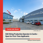 OAK Hiring Production Operator in Cavite – Open for First-Time Applicants