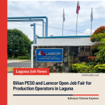 Biñan PESO and Lamcor Open Job Fair for Production Operators in Laguna