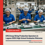 EMS Group Hiring Production Operators in Laguna 2026 | High School Graduates Welcome
