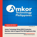 Amkor Technology Hiring 2026 | Production Operator Jobs in Laguna | First 100 Applicants Only
