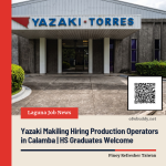 Yazaki Makiling Hiring Production Operators in Calamba | HS Graduates Welcome