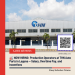 THN Auto Parts Hiring Production Operators in Laguna